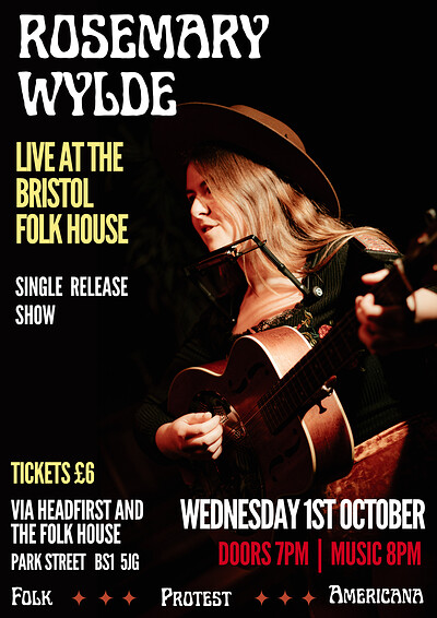 Rosemary Wylde - Single Release Show at Bristol Folk House
