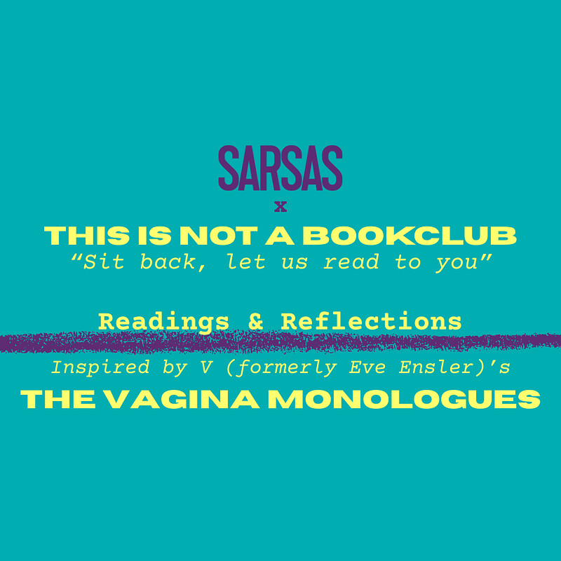 SARSAS X THIS IS NOT A BOOKCLUB X THE FOLK HOUSE at Bristol Folk House