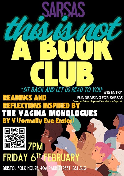 SARSAS X THIS IS NOT A BOOKCLUB X THE FOLK HOUSE at Bristol Folk House