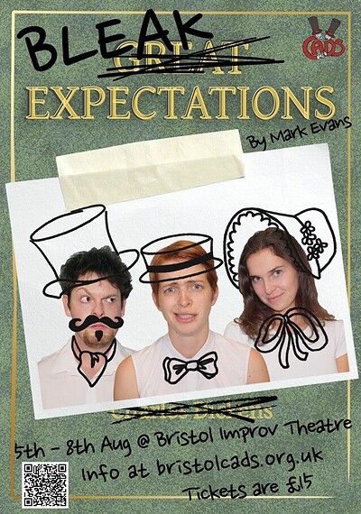 Bleak Expectations Wednesday 7:30pm at Bristol Improv Theatre