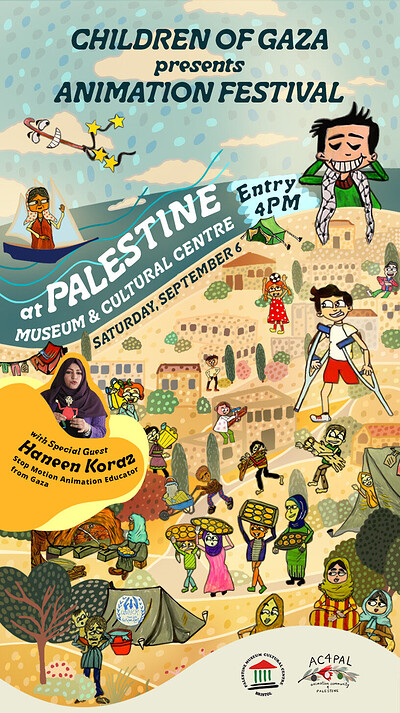 Animation Night By Children of Gaza at Bristol Palestine Museum