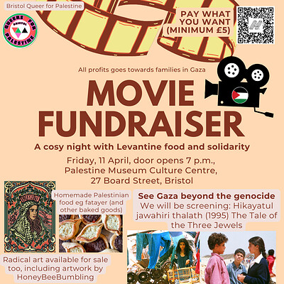 Film Screening and Fundraising Night for Palestine at Bristol Palestine Museum