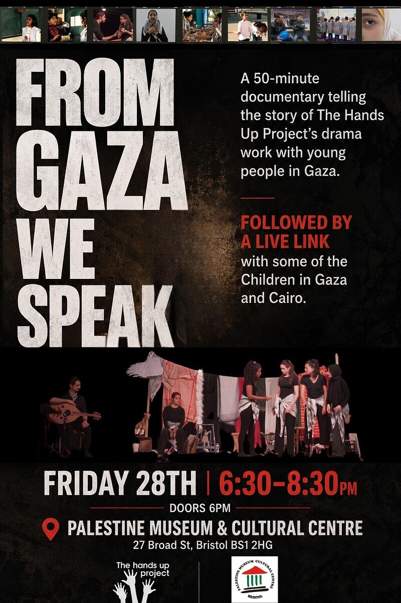 From Gaza We Speak - Film Screening at Bristol Palestine Museum