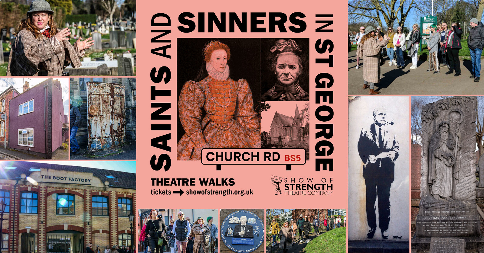 Saints and Sinners in St George - Bristol Theatre Walk at Bristol Walking Tour - Meet/start: St George Park entrance, Church Road, BS5 9HX