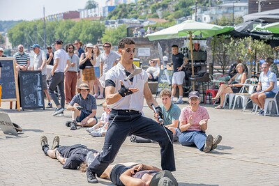 Busking Show Programme curated by Tit for Tat at Broadmead