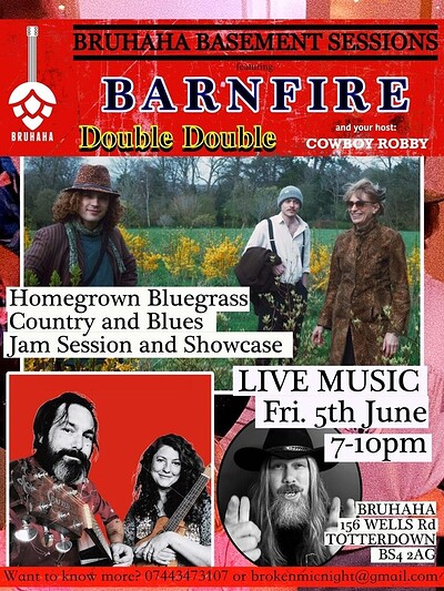 Barnfire and Double Double at Bruhaha, Totterdown