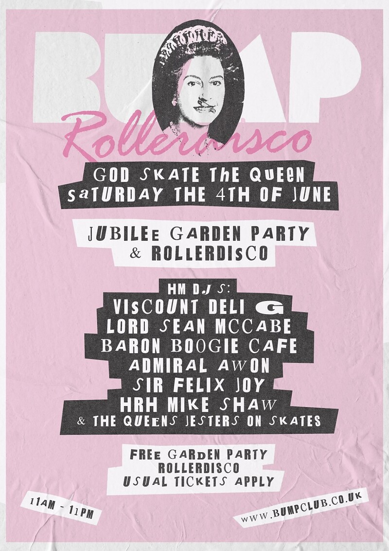 God Skate the Queen at BUMP rollerdisco