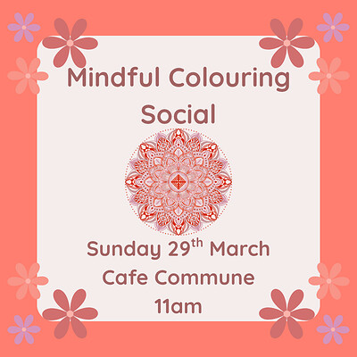 Sapphic Sundays: mindful colouring social at Cafe Commune, One Castlepark, BS2 0JA