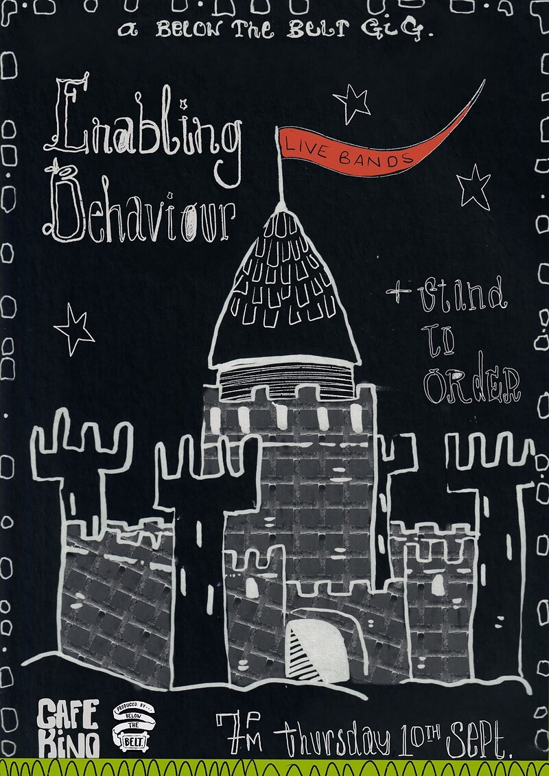 Enabling Behaviour + Stand To Order and Chimp at Cafe Kino