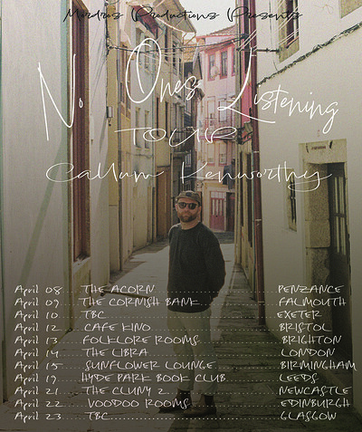 Callum Kenworthy "No Ones LIstening" Tour at Cafe Kino