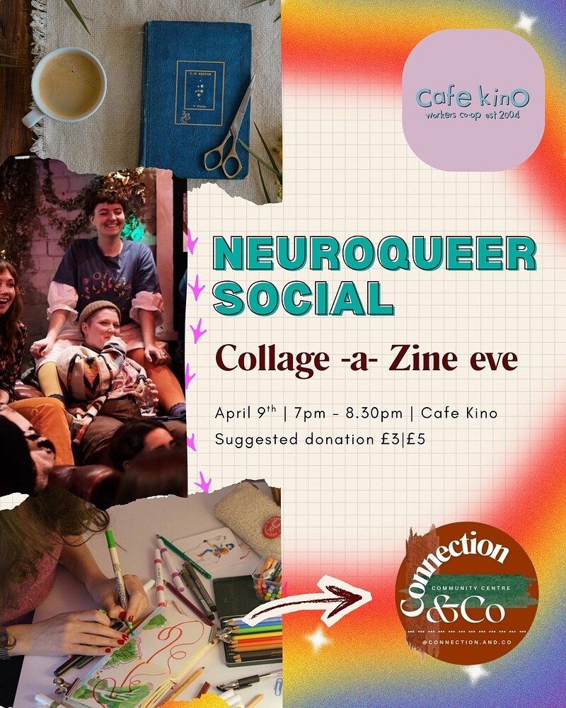 Collage-a-Zine night at Cafe Kino