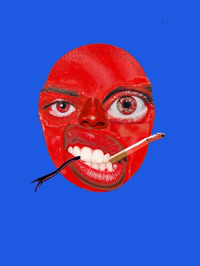Collage Mask Making Workshop at Cafe Kino