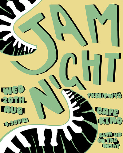 Community Jam Night at Cafe Kino