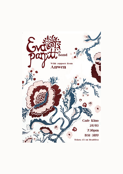 Eva Parfitt & band + Anwen at Cafe Kino