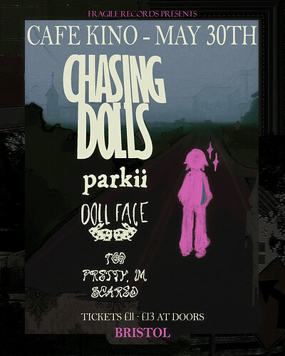 Chasing Dolls + Guests at Cafe Kino