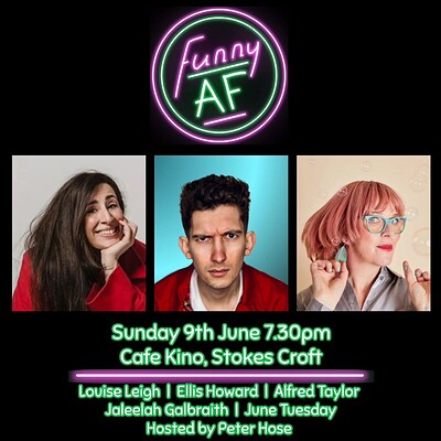 Funny AF - sober comedy night at Cafe Kino