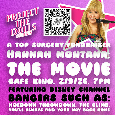 Hannah Montana: The Movie  U 7.30pm at Cafe Kino