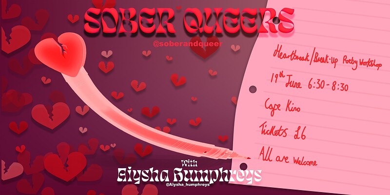 Heartbreak/Breakups/Goodbyes Poetry Workshop at Cafe Kino