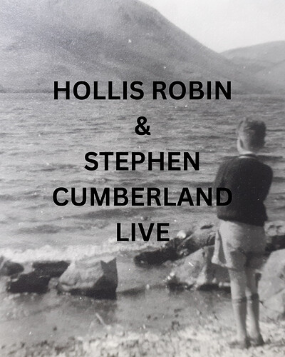 Hollis Robin and Stephen Cumberland at Cafe Kino