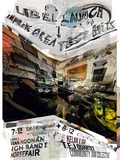 KELAN x IGH / T E-J QRT / COMMUNITY JAM COLLECTIVE at Cafe Kino