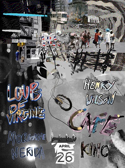MORGANE NERIDA / LOUPS DE VIRGINIE at Cafe Kino