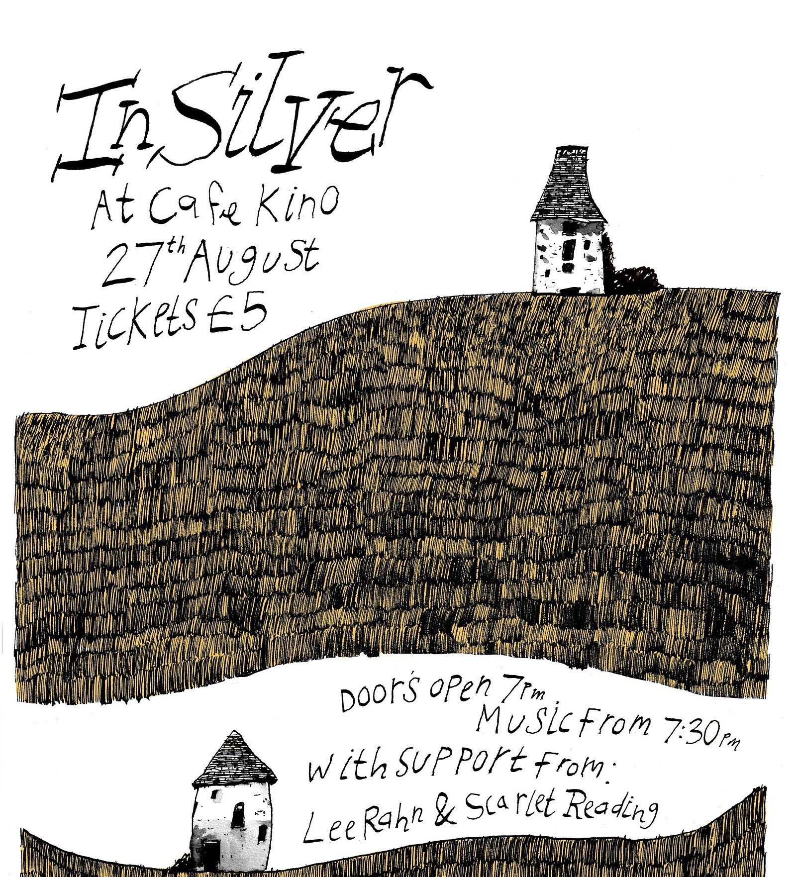 In Silver + support from Lee Rahn and Scarlet Reading at Cafe Kino
