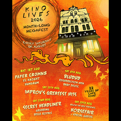 Paper Crowns + El Knight + Humdrum at Cafe Kino