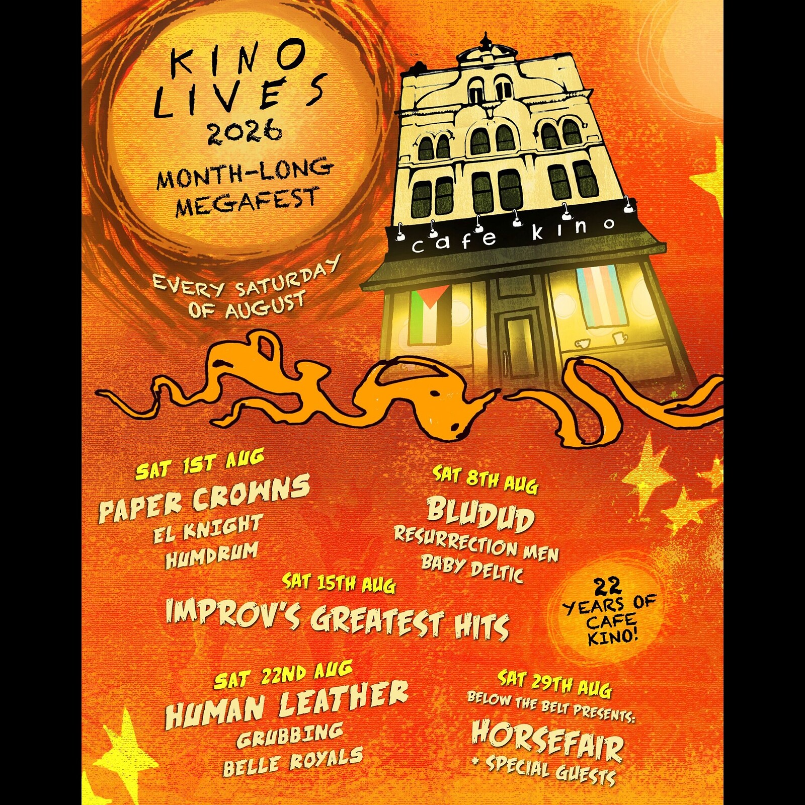 Paper Crowns + El Knight + Humdrum at Cafe Kino