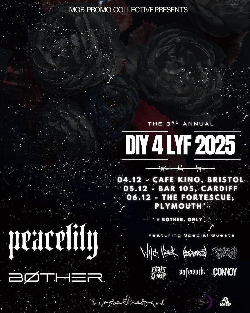 DIY 4 LYF 2025 - PEACE LILY, WITCH HOOK & MORE at Cafe Kino