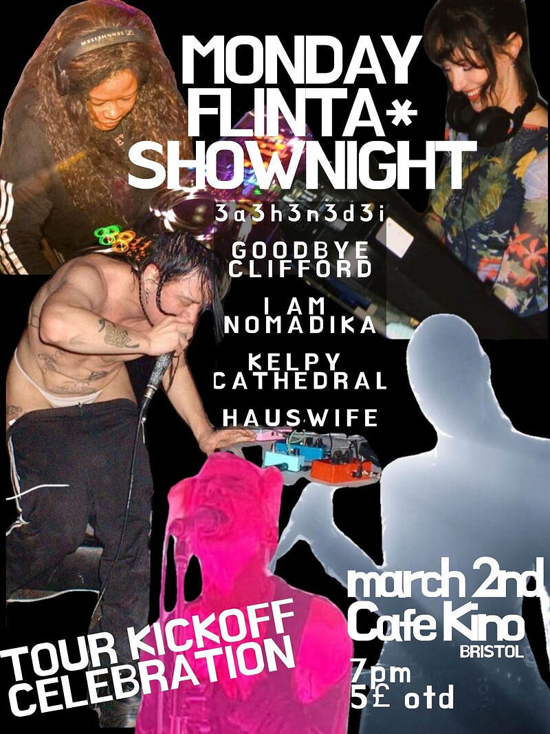 MONDAY FLINTA* SHOWNIGHT - Tour KickOff Celebration at Cafe Kino