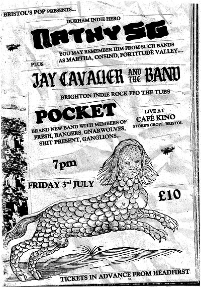 NATHY SG , JAY CAVALIER & THE BAND and POCKET at Cafe Kino