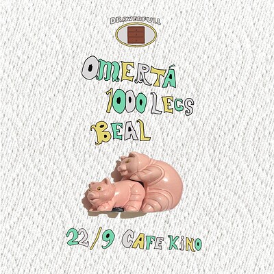 Omertà, 1000 Legs and Beal at Cafe Kino