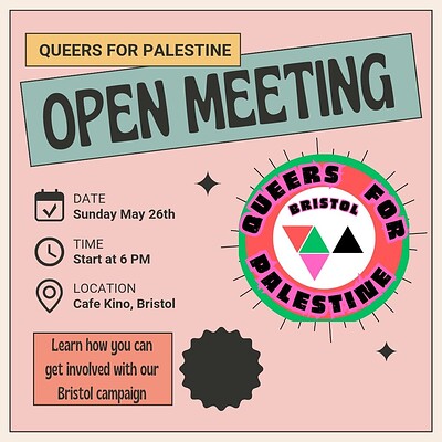 Open Meeting: Queers for Palestine at Cafe Kino