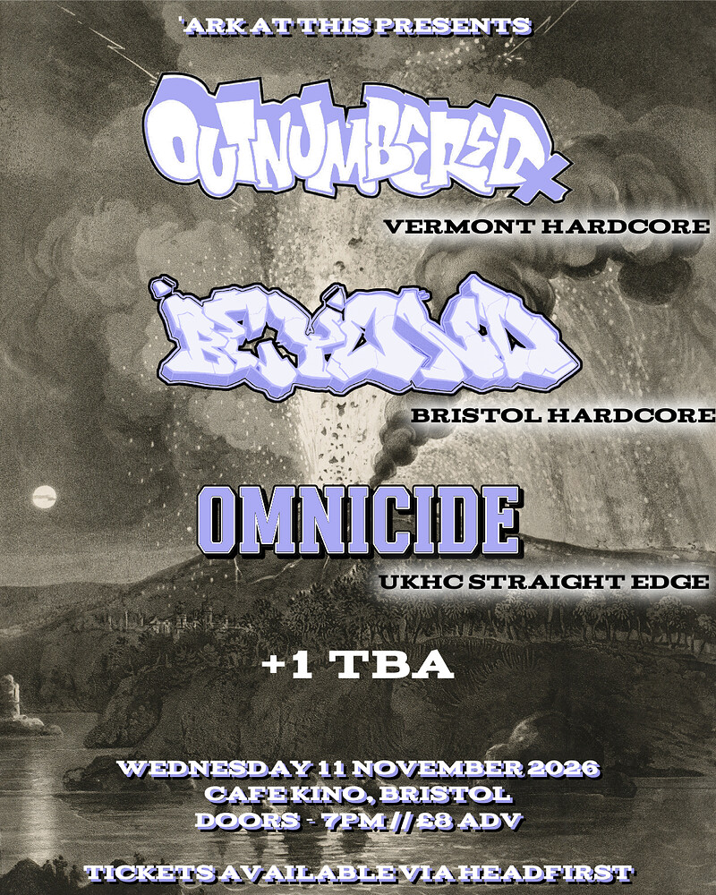 OUTNUMBERED / BEYOND / OMNICIDE at Cafe Kino
