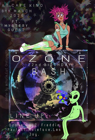 Ozones 22nd birthday bash at Cafe Kino