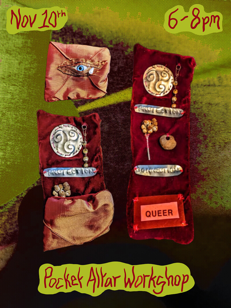Pocket Altars Workshop at Cafe Kino