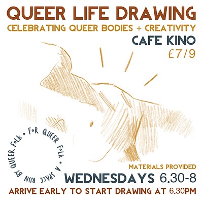 Queer Life Drawing at Cafe Kino