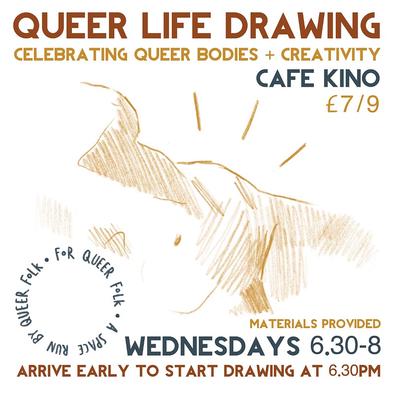 Queer Life Drawing at Cafe Kino