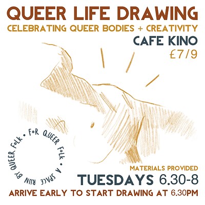 Queer Life Drawing at Cafe Kino