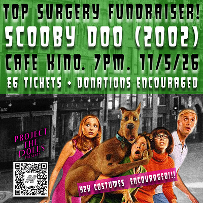 Scooby-Doo  PG 7.30pm at Cafe Kino
