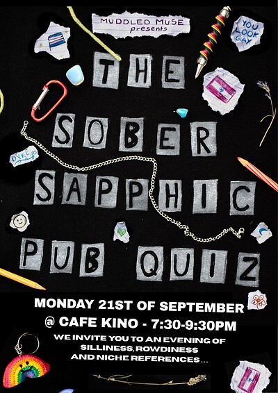 Sober Sapphic Pub Quiz at Cafe Kino