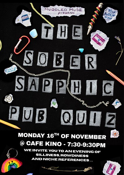 Sober Sapphic Pub Quiz at Cafe Kino