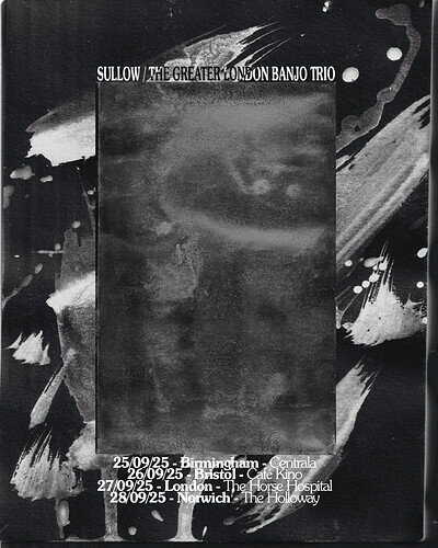 Sullow / Greater London Banjo Trio / Fohn & Norman Church / Ewen MacIntyre at Cafe Kino