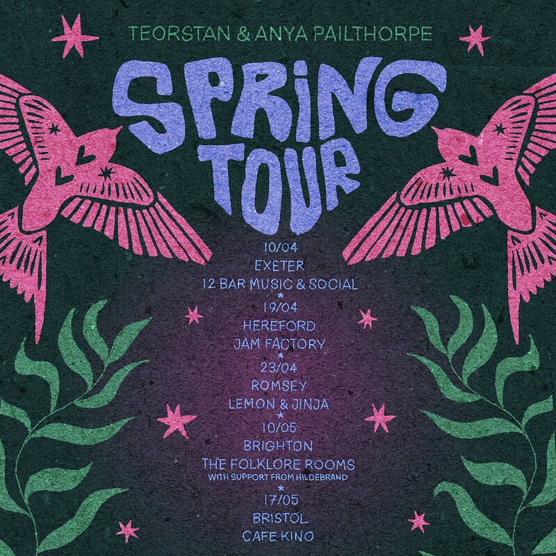 Teorstan & Anya Pailthorpe Spring Tour at Cafe Kino
