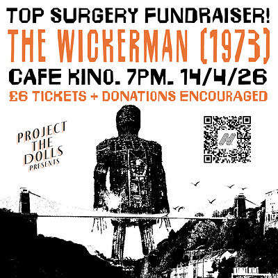 The Wicker Man  15 7.30PM at Cafe Kino