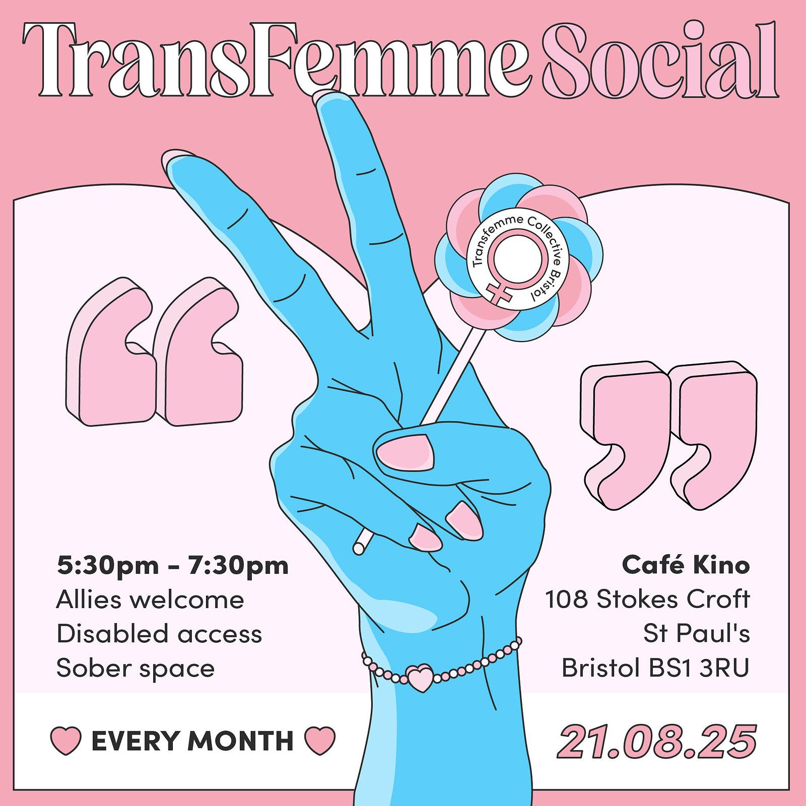 Trans Feminine Social - Bristol TFC at Cafe Kino