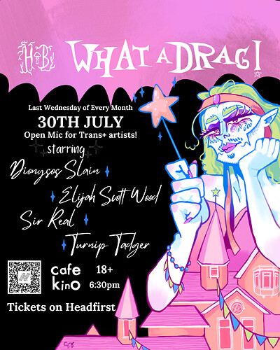 What a Drag Another Open Mic? at Cafe Kino