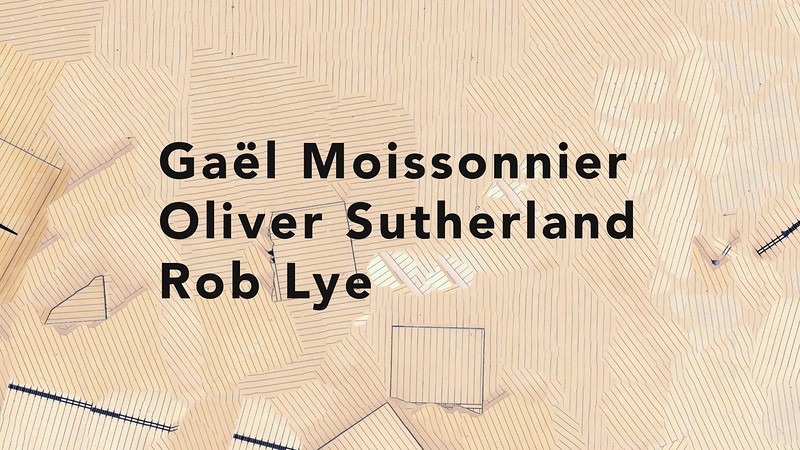 Rob Lye, Gael Moussonnier and Or Sutherland at Caraboo Projects