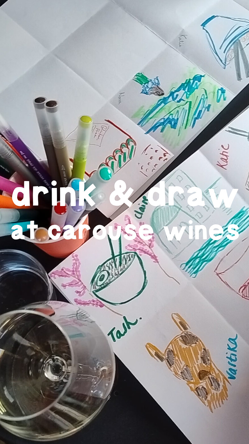 Drink & Draw at Carouse Wines at Carouse Wines, BS3 4RJ