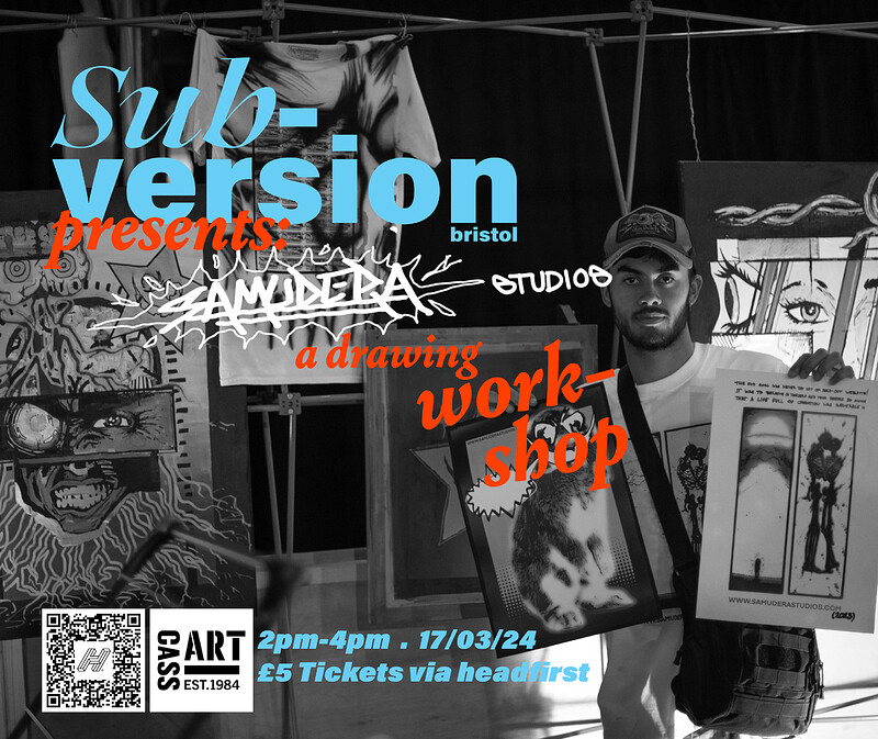 Subversion Bristol presents: A drawing workshop at Cass Art Bristol
